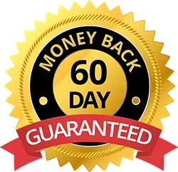 60-day money back guarantee badge